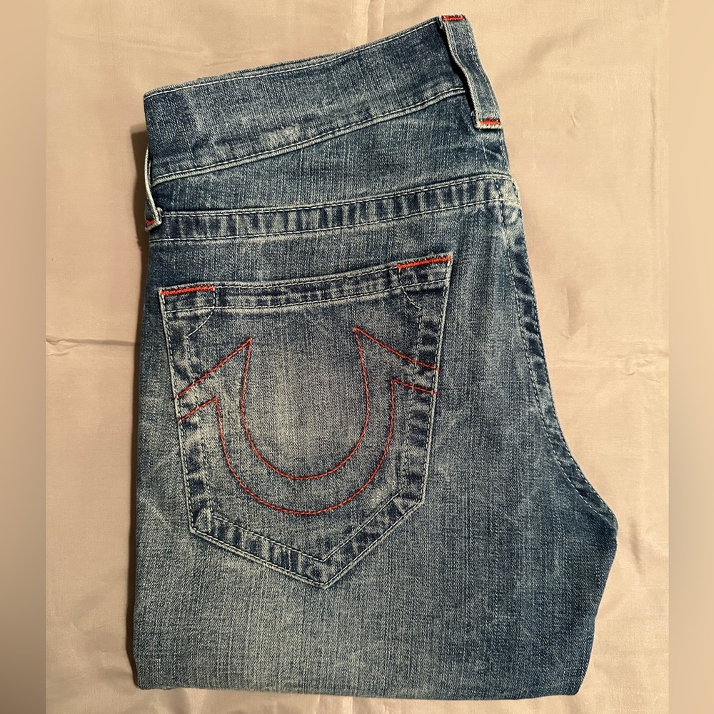 Pre loved Mens True Religion Slim Jeans, Size 30
